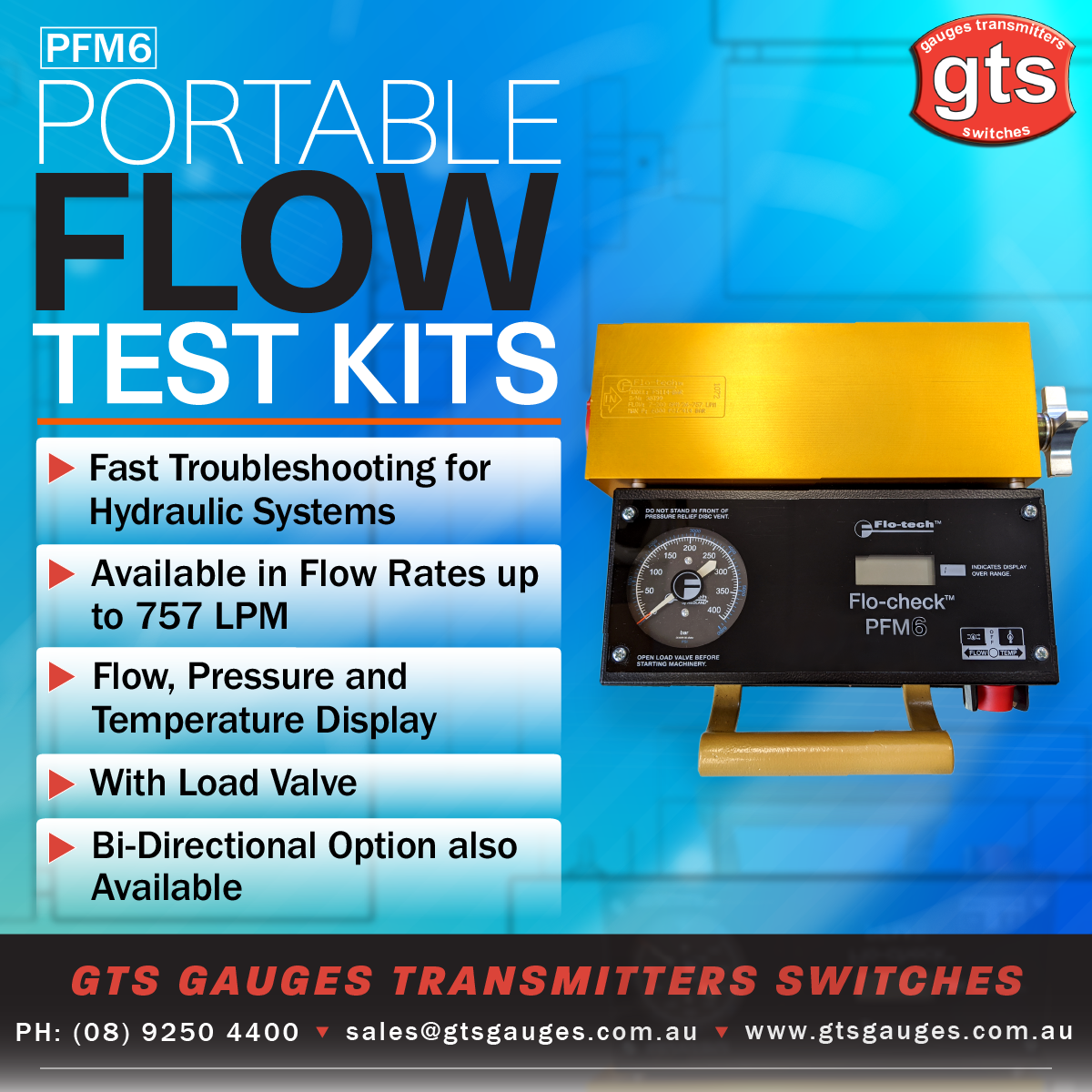 PFM6 Portable Hydraulic Test Kit