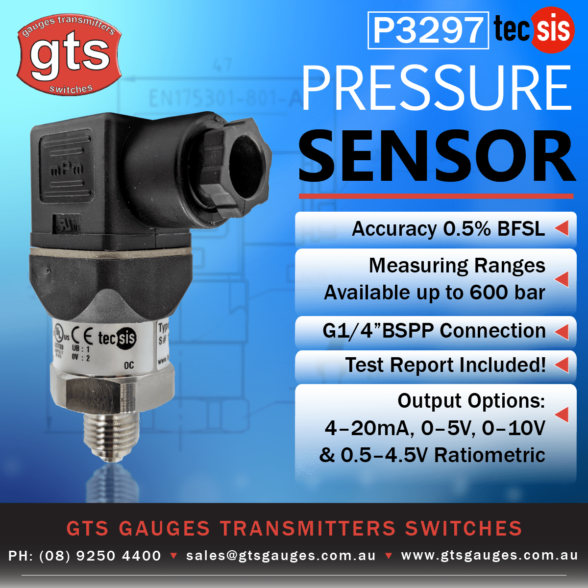P3297 Pressure Sensor
