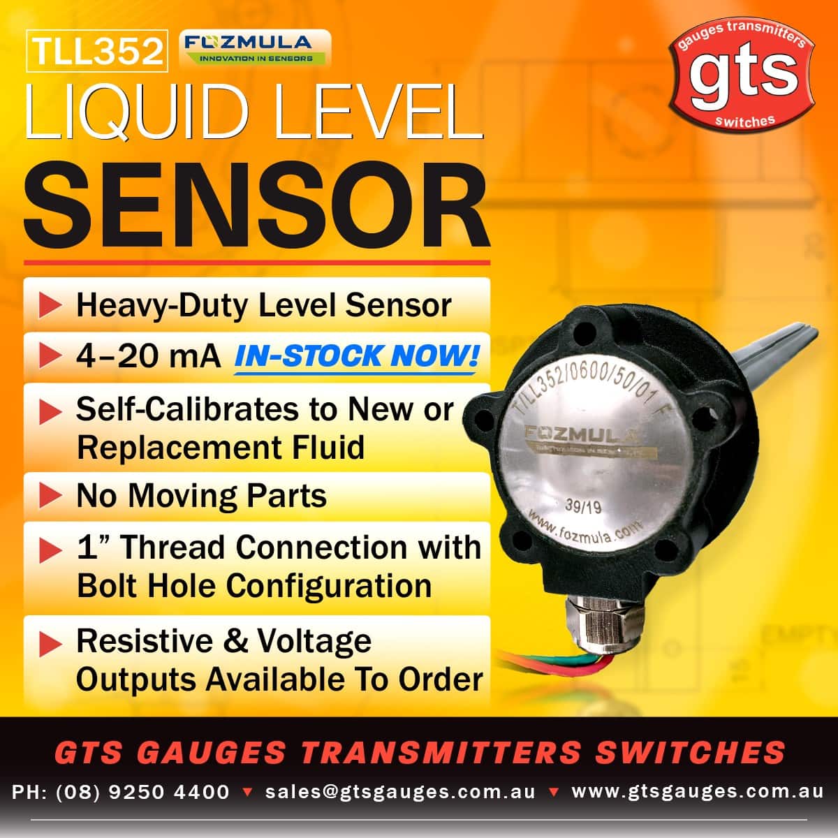 TLL352 Liquid Level Sensor