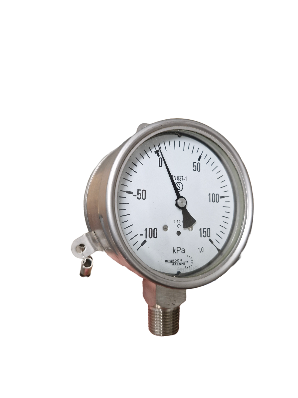 Pressure Gauge Safety Pattern with Blowout Back 100mm