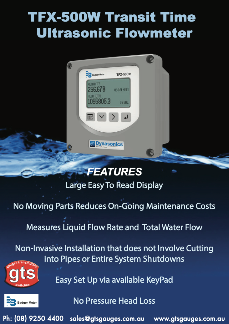TFX-500W Transit Time Ultrasonic Flowmeter