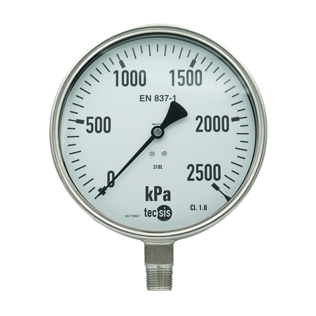 P2316 160mm Bottom-Entry Pressure Gauge