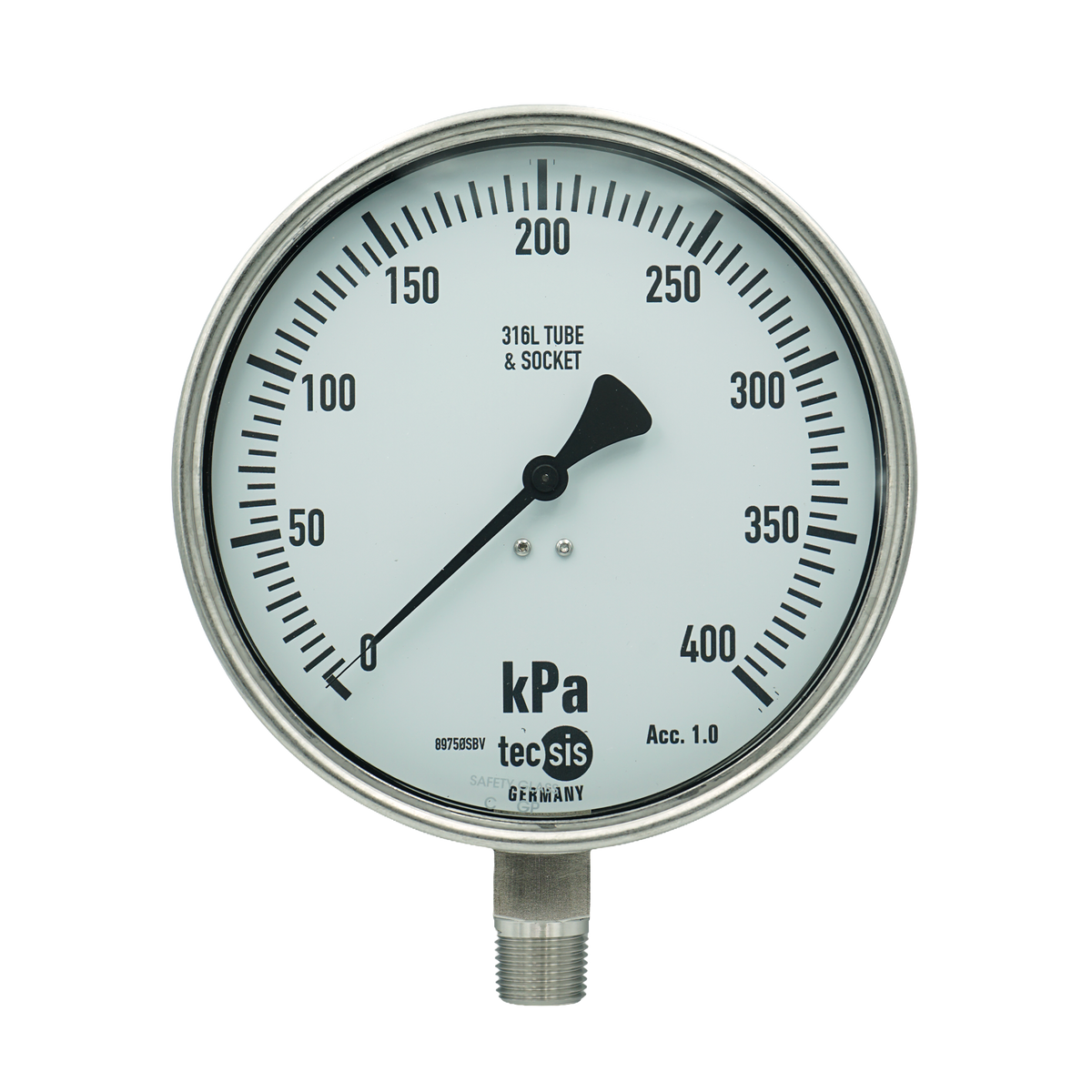 P2316 160mm Bottom-Entry Pressure Gauge