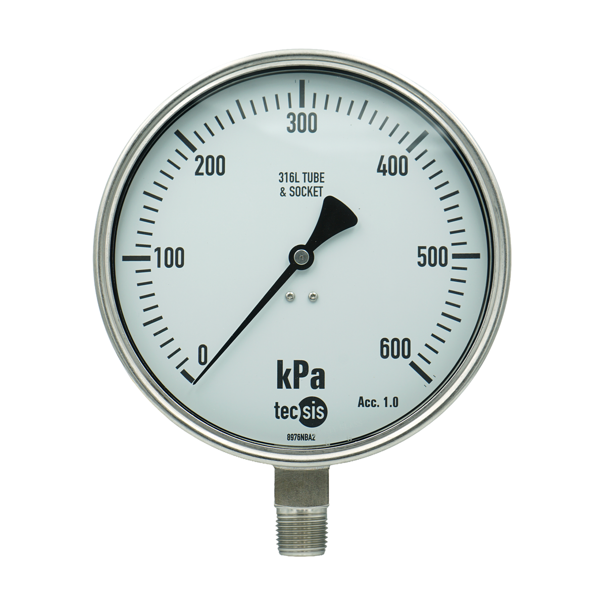 P2316 160mm Bottom-Entry Pressure Gauge