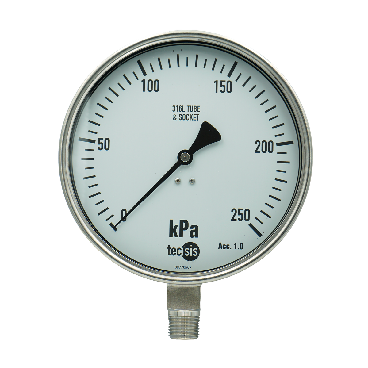 P2316 160mm Bottom-Entry Pressure Gauge