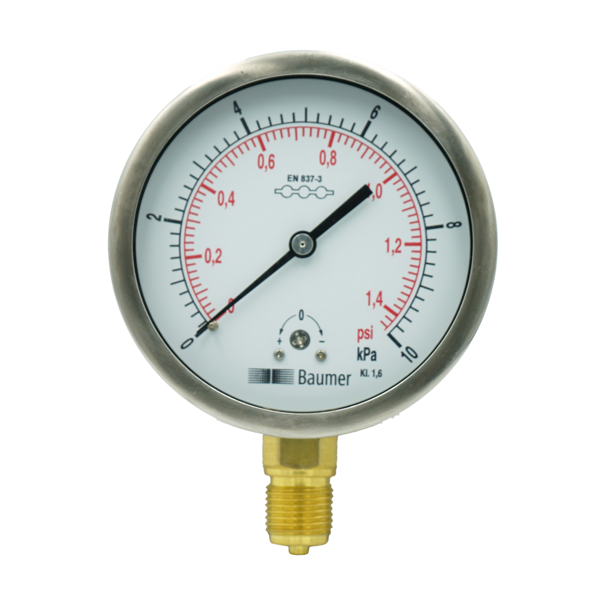 AX.D2.2BM 63mm Bottom-Entry Capsule Gauge