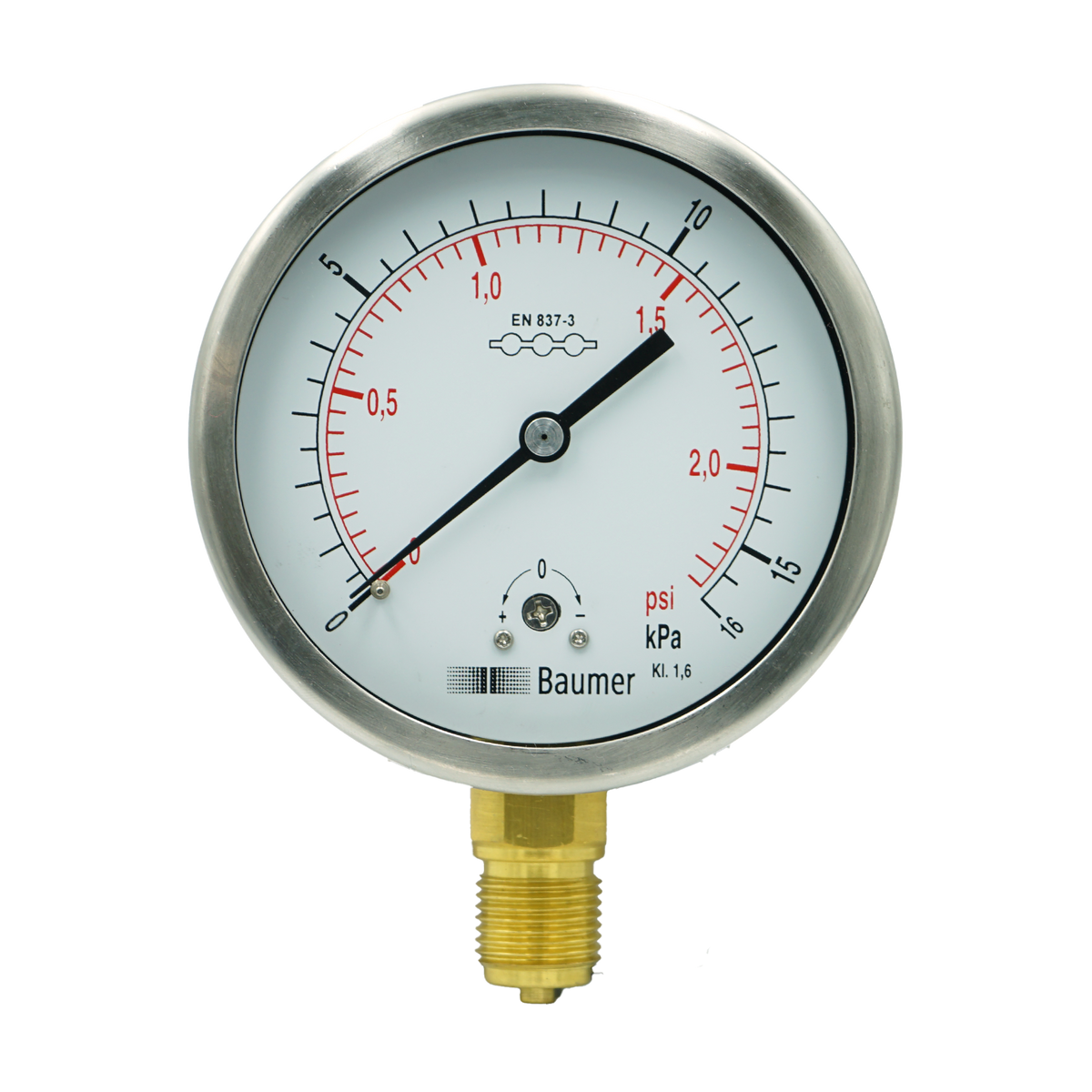 AX.D2.2BM 63mm Bottom-Entry Capsule Gauge