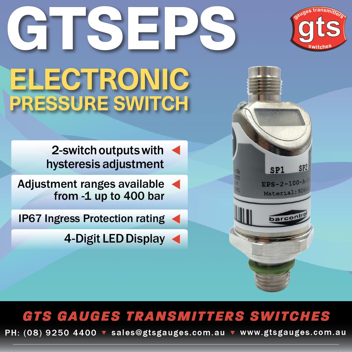 GTSEPS Electronic Pressure Switch