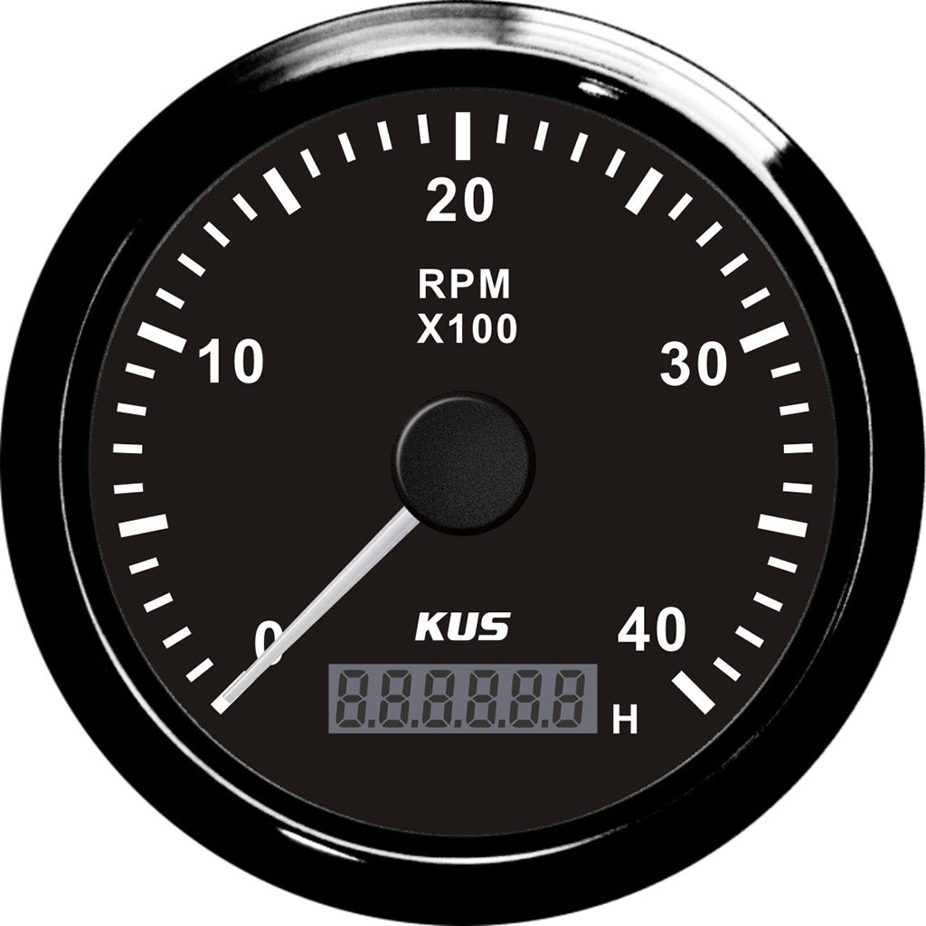 KUS 85mm Commercial Engine Tachometer 0-4000 RPM