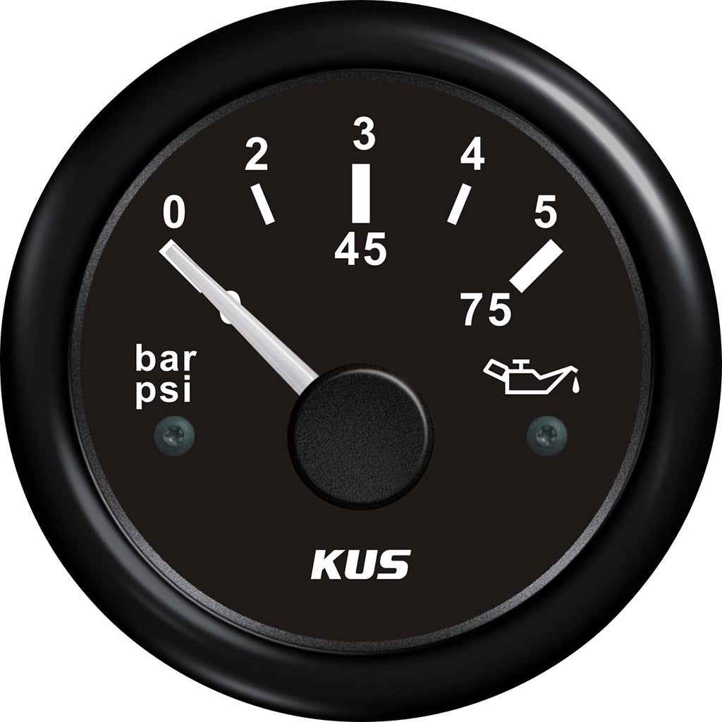 52mm Oil Pressure Gauge (Marine)