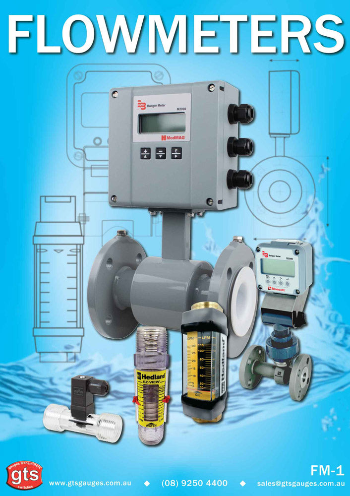 Hedland® Variable EZ View Low Pressure Flow Meter Water ½ to 1 Inch