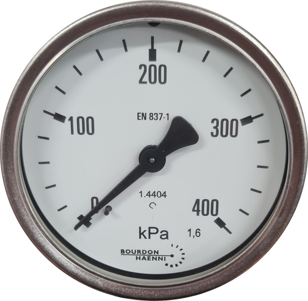 MEX3 63mm Rear Entry Pressure Gauge - GTS Gauges