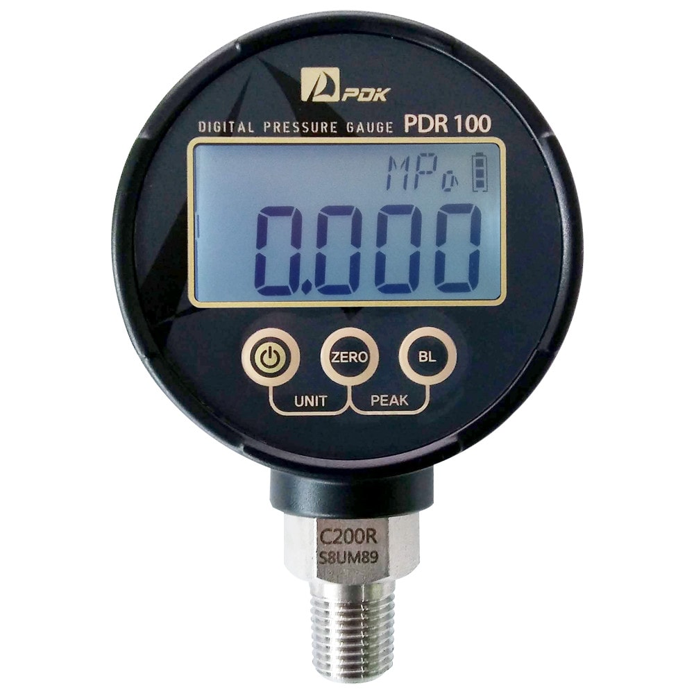 PDR PDK100 Digital Pressure Gauge with 0.5% full-scale accuracy