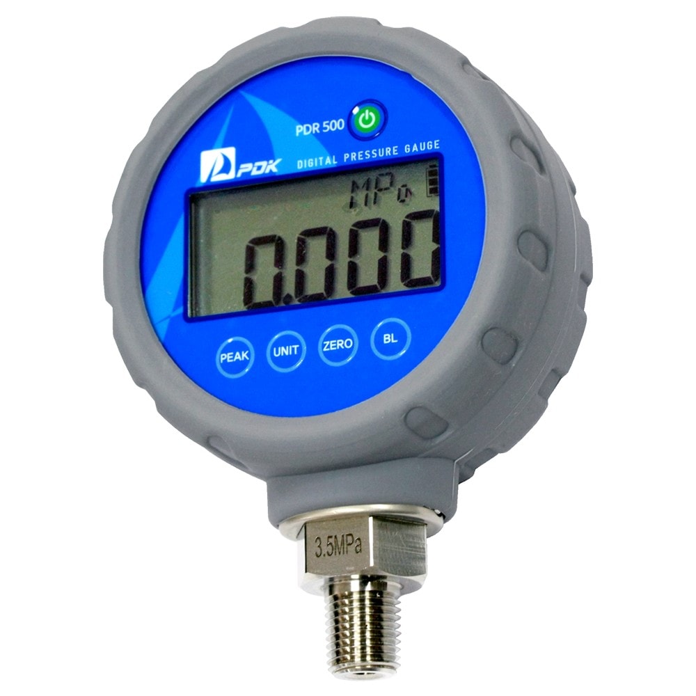 PDK PDR500 Digital Pressure Gauge with 0.1% full-scale accuracy and data logging function