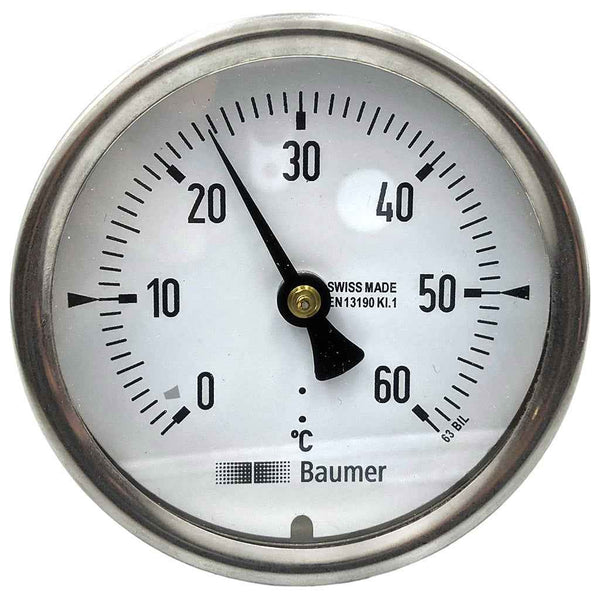 GTS Gauges TBI080 80mm RearEntry Temperature Gauge