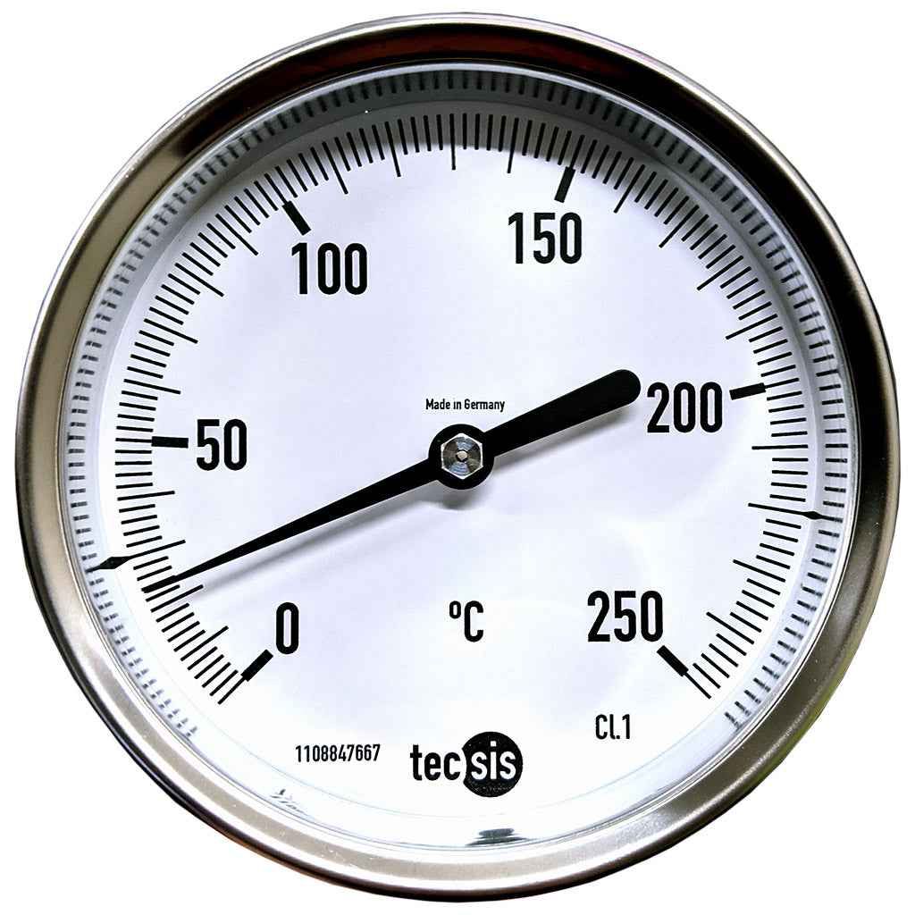TM208 100mm Rear-Entry Temperature Gauge